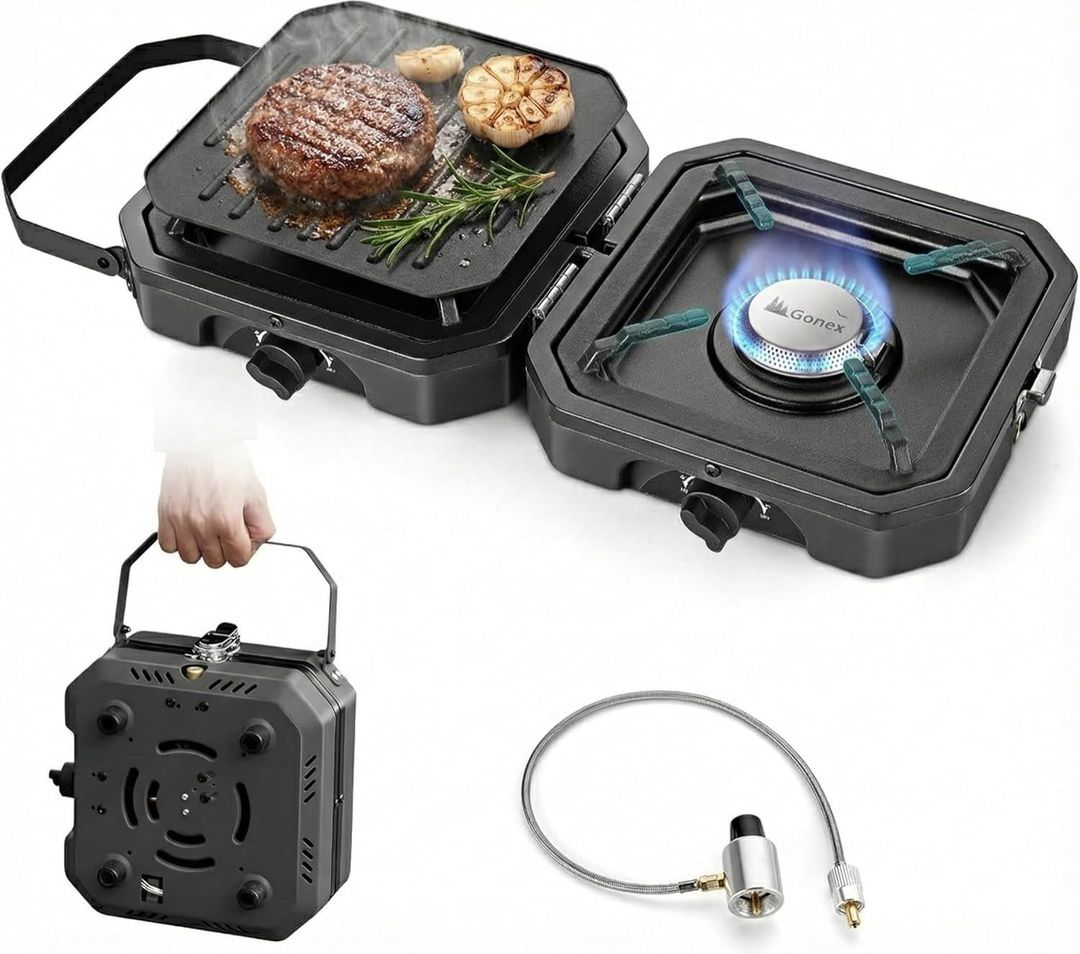 Gonex Portable Burner Propane Camping Stove 16,000 BTU