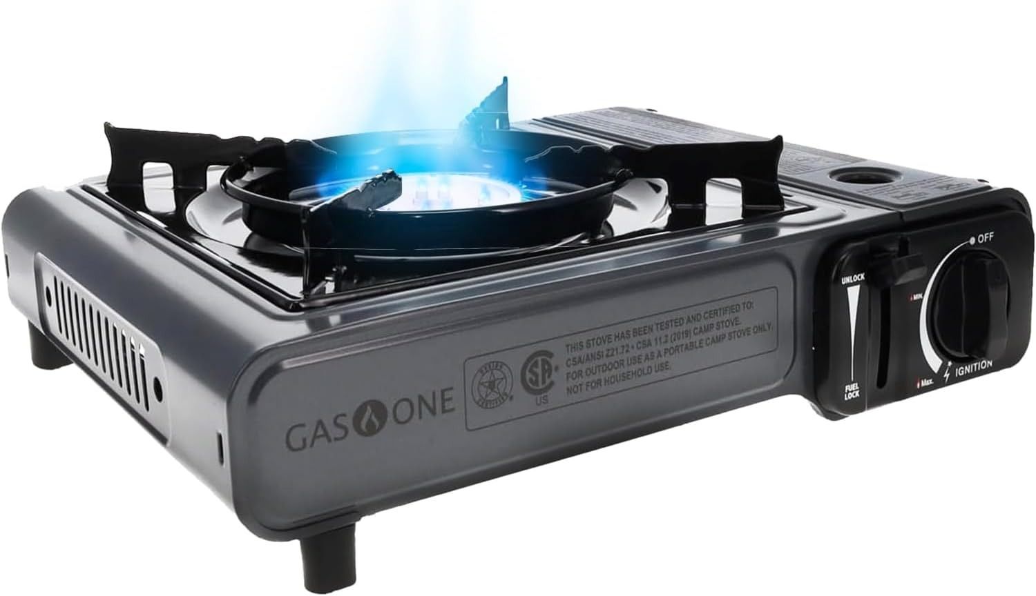 8,000 BTU PORTABLE DUAL FUEL CAMP STOVE