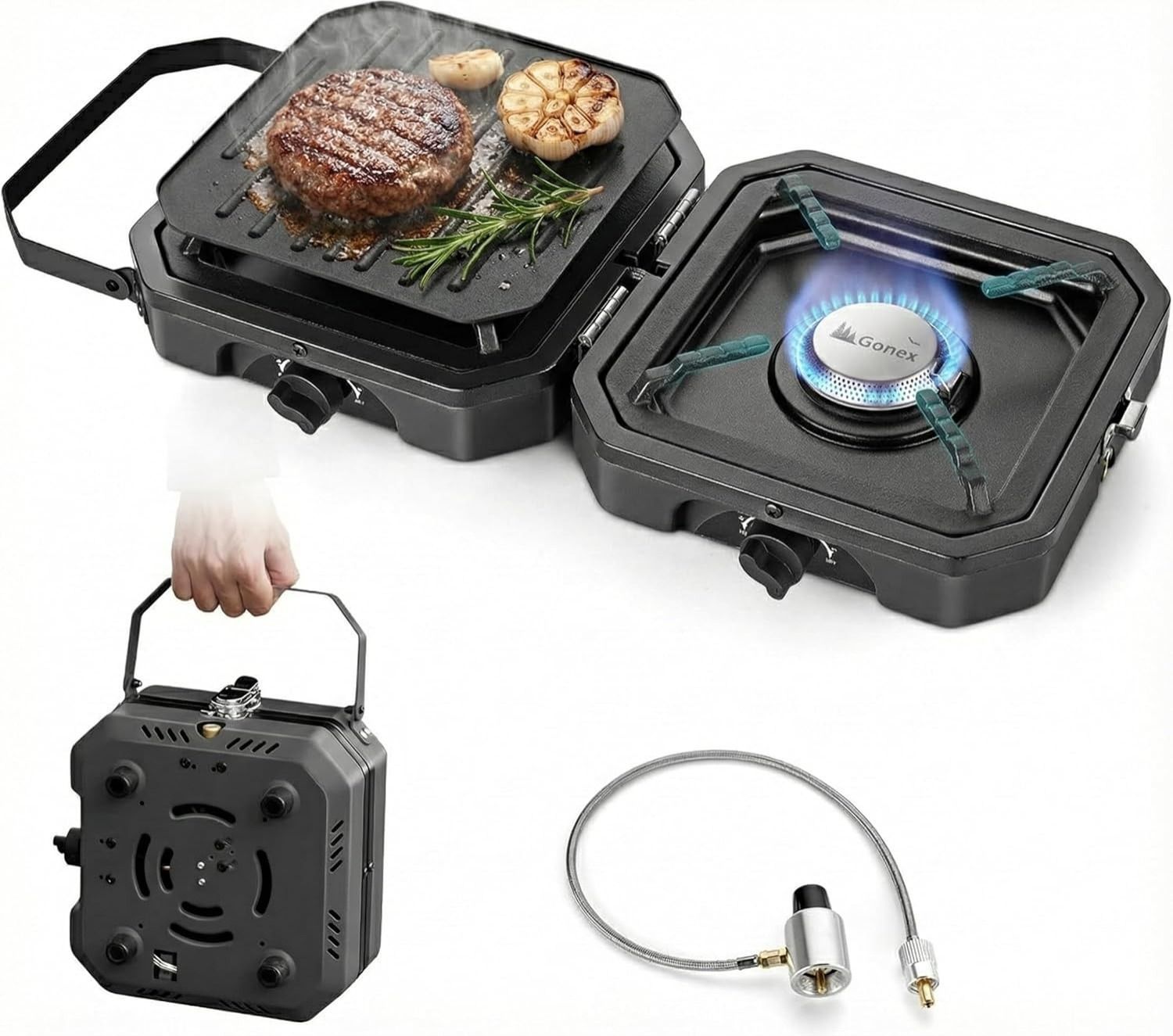 Gonex Portable Burner Propane Camping Stove 16,000 BTU