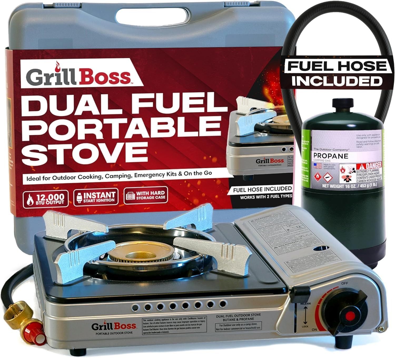 Grill Boss Dual Fuel Camp Stove